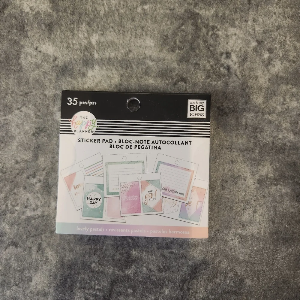 Mini Sticler Pads The Happy Planner NEW IN PACKAGING